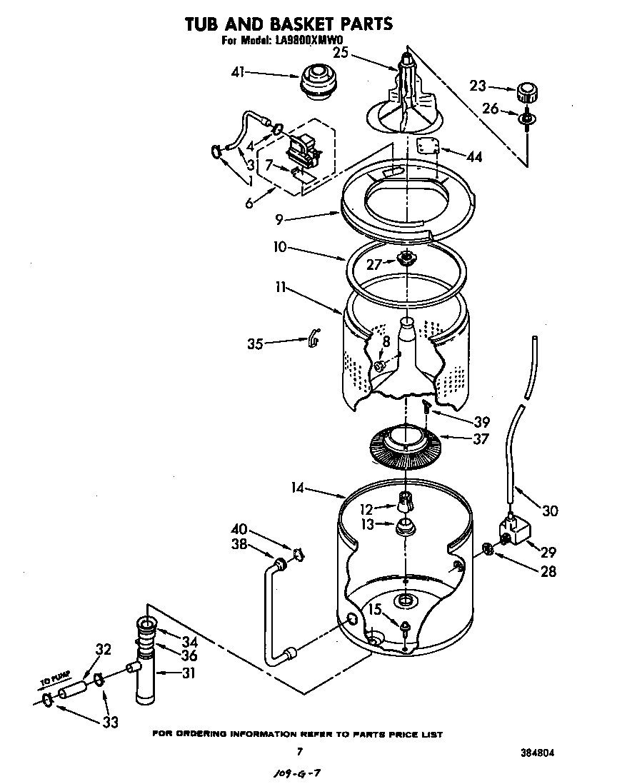 TUB AND BASKET