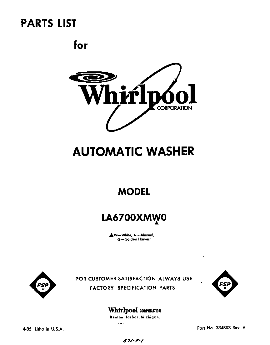 Front cover