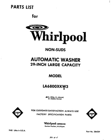 Front cover