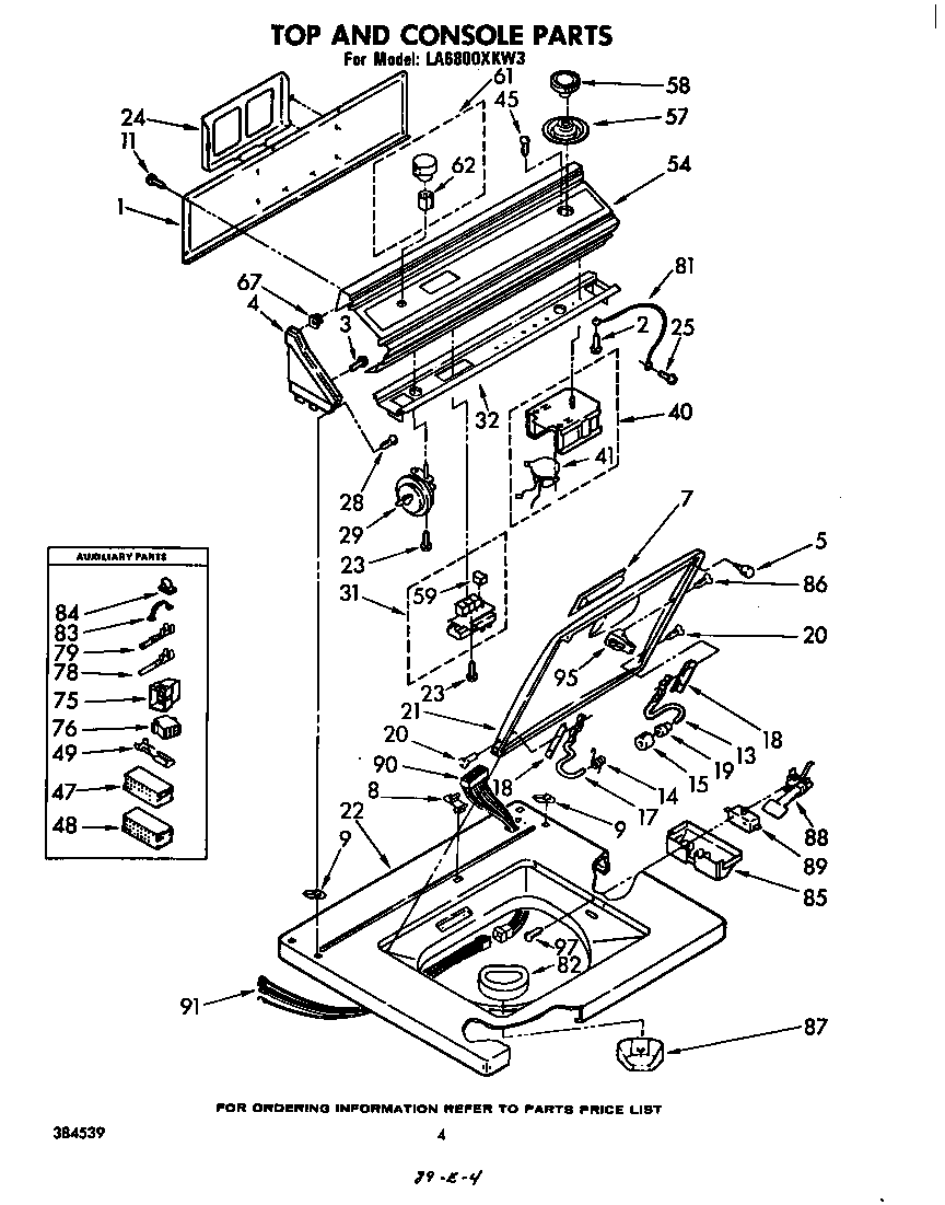 TOP AND CONSOLE