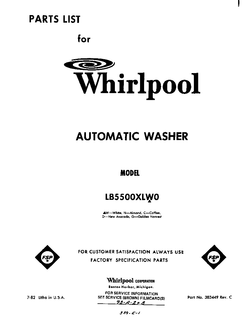 Front cover