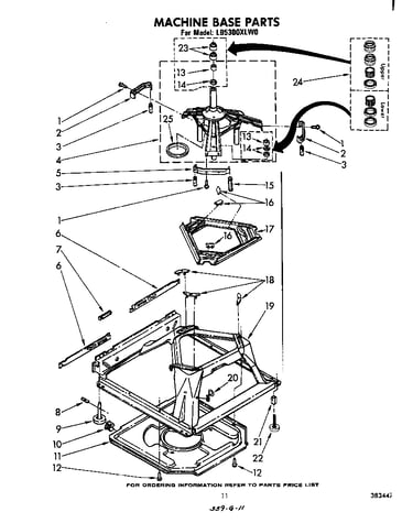 Machine base