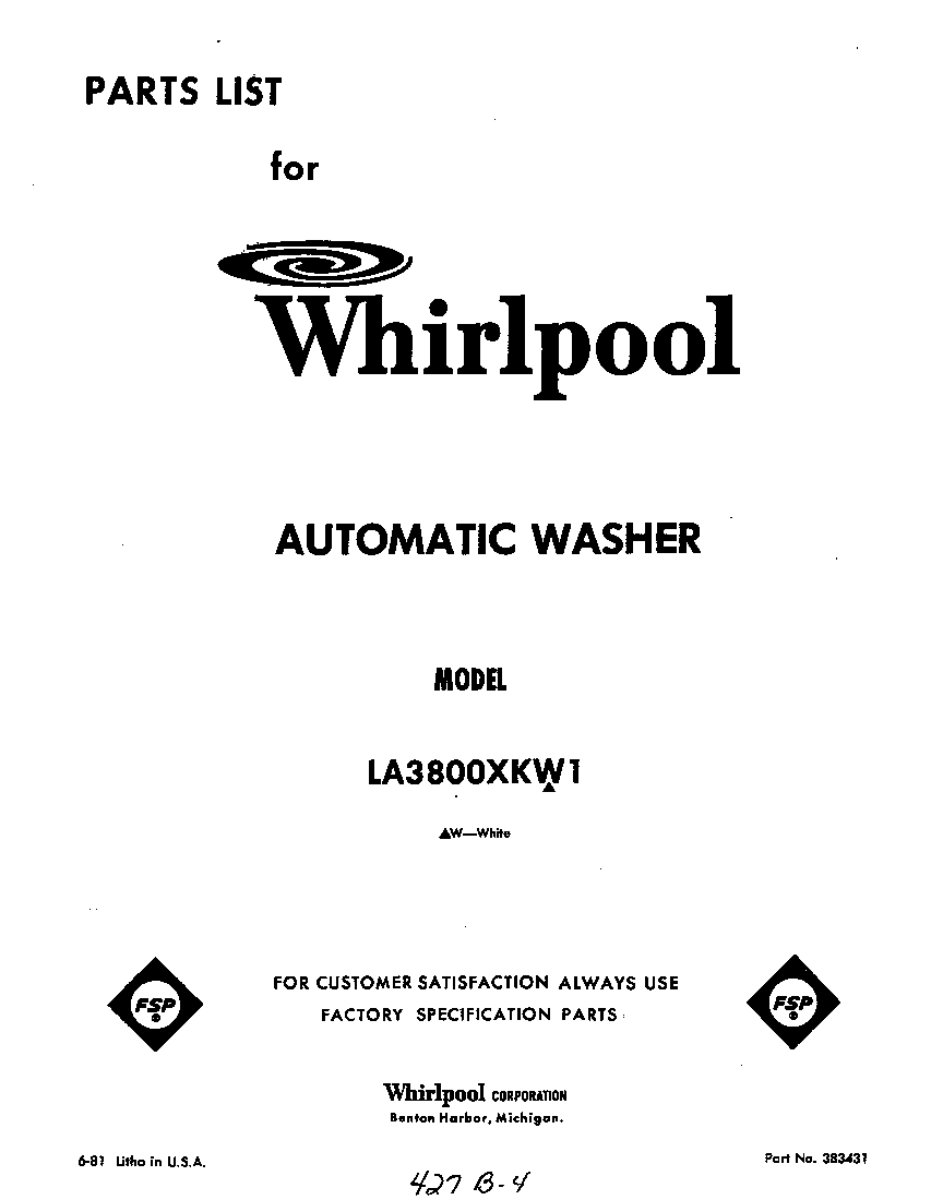 Front cover