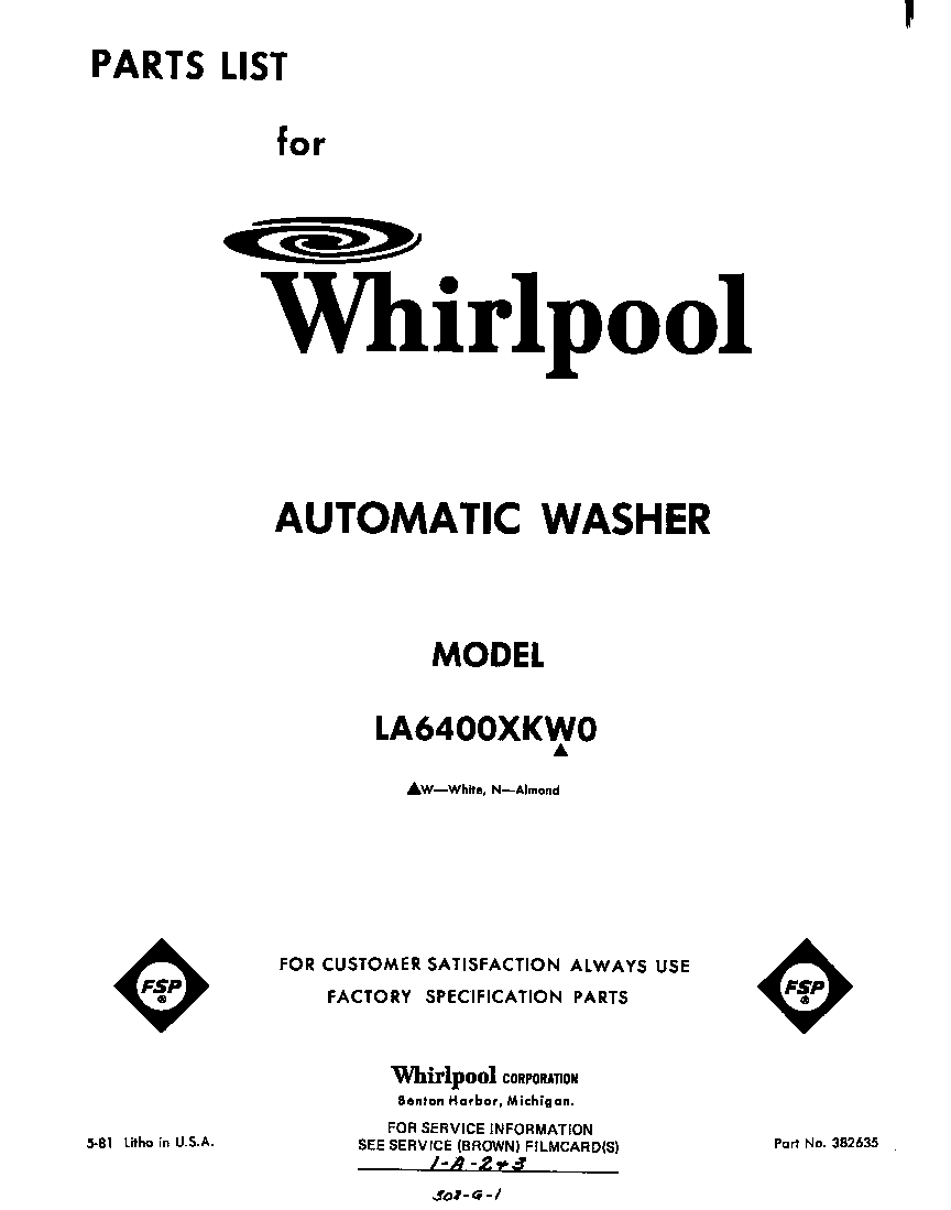Front cover