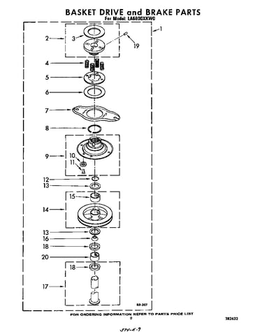Basket drive and brake