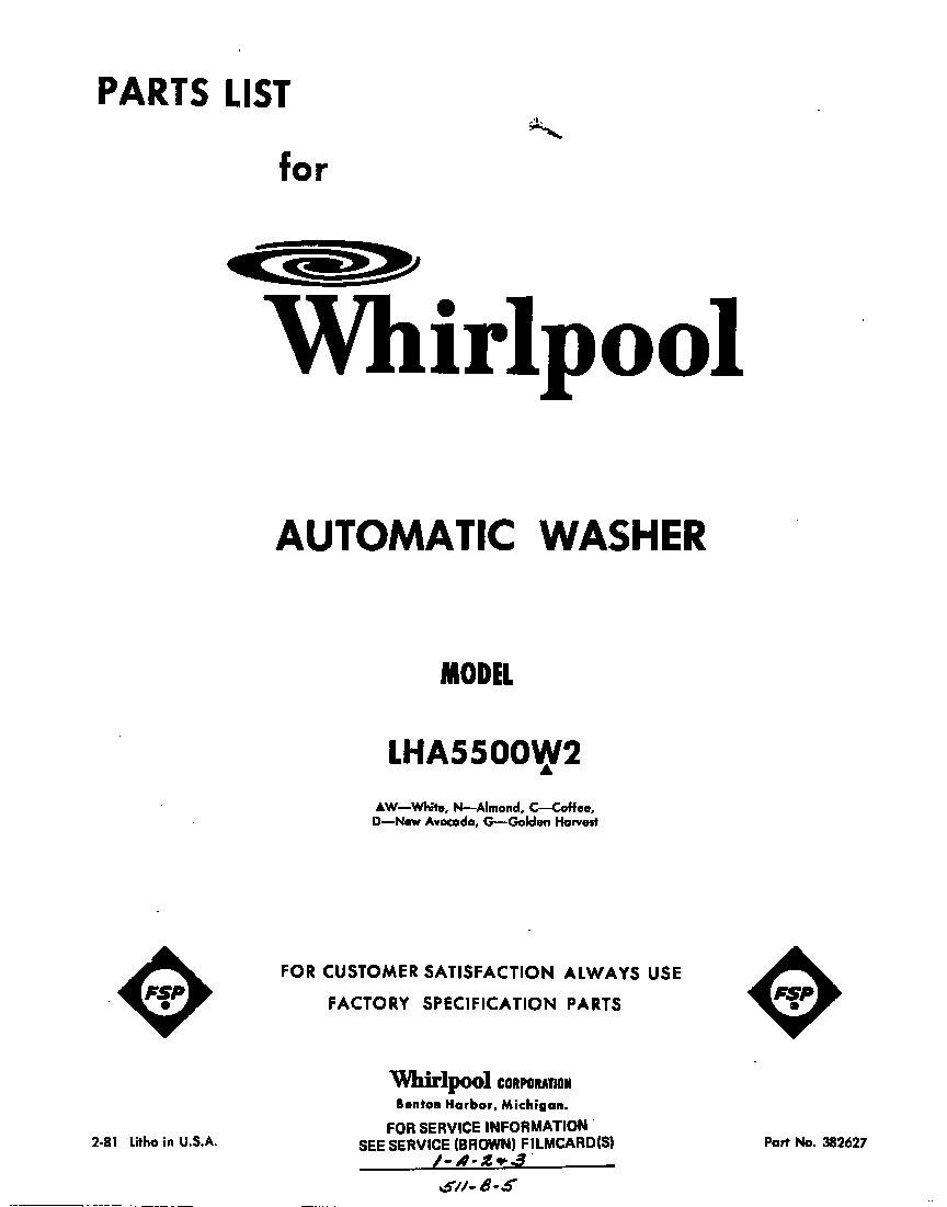 Front cover