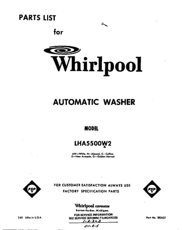 Front cover