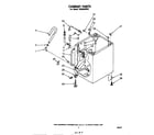 Whirlpool LHA5500W2 cabinet diagram
