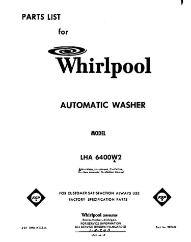 Front cover