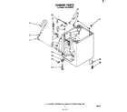 Whirlpool LHA6400W2 cabinet diagram