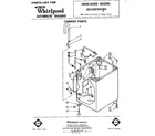 Whirlpool LB5300XKW0 cabinet diagram