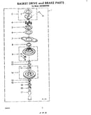 Basket drive and brake