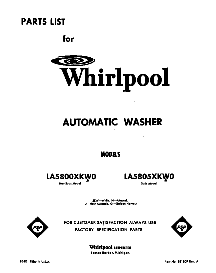 Front cover