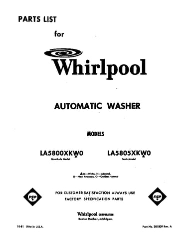 Front cover