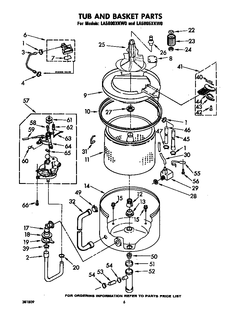 TUB AND BASKET