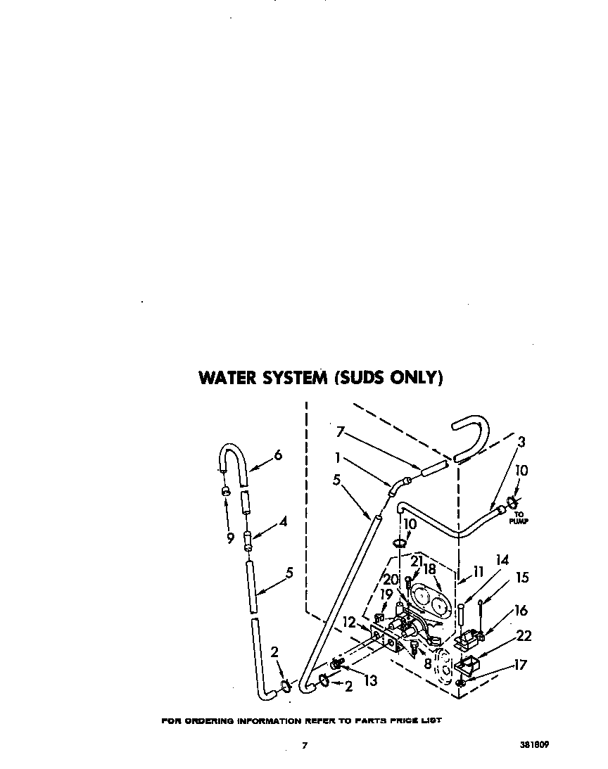 WATER SYSTEM (SUDS ONLY)