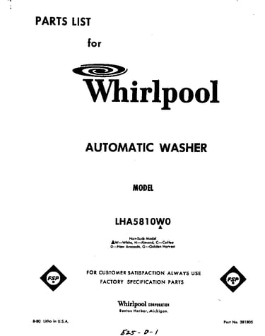 Front cover