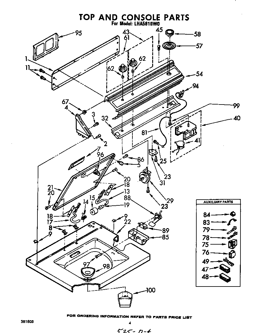 TOP AND CONSOLE