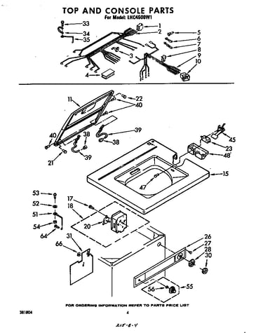 Top and console