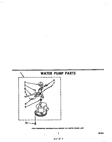 Water pump