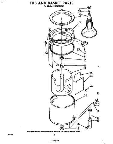 Tub and basket