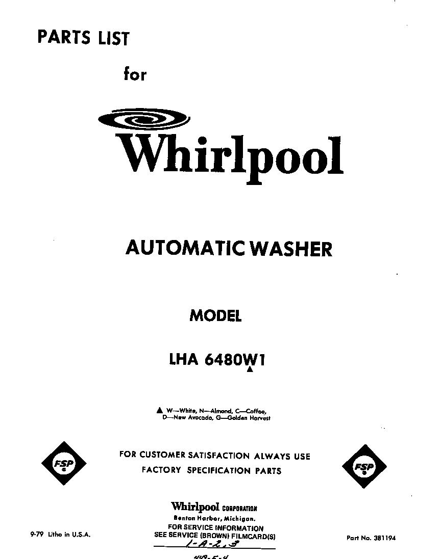 Front cover