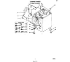 Whirlpool CA1300XKW0 cabinet diagram