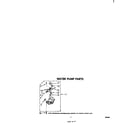 Whirlpool CFA2500W5 water pump diagram