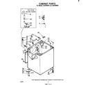 Whirlpool LHA7685W0 cabinet diagram