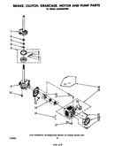 Brake, clutch, gearcase, motor and pump