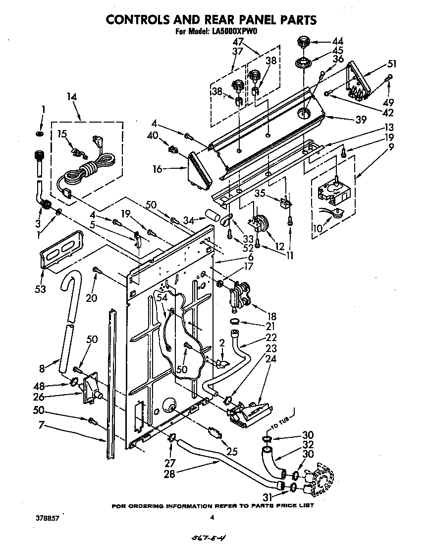 CONTROLS AND REAR PANEL