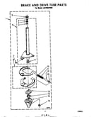 Brake and drive tube