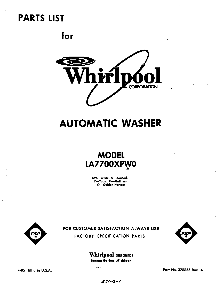 Front cover