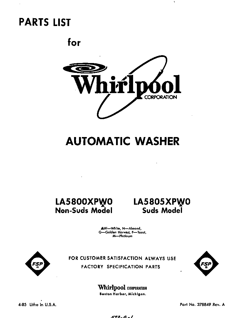 Front cover