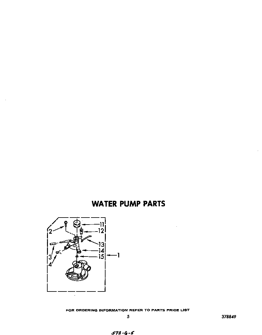 WATER PUMP