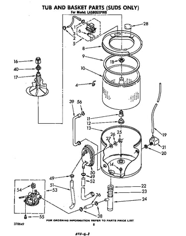 Tub and basket (suds only)
