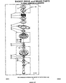Basket drive and brake