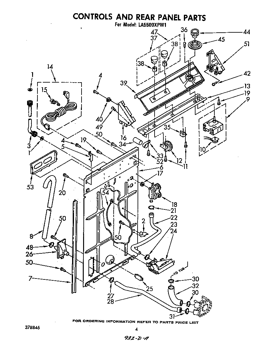 CONTROLS AND REAR PANEL