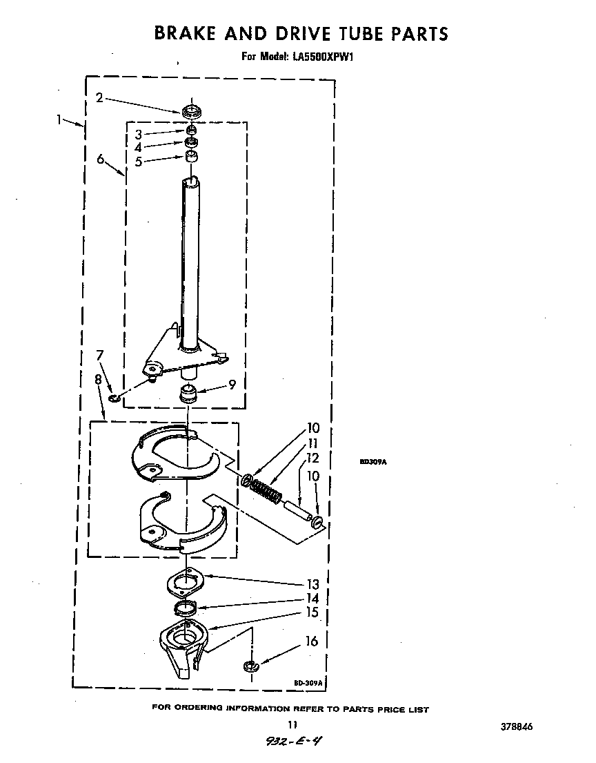 Brake and drive
