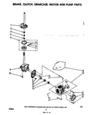 Brake, clutch, gear case, motor and pump