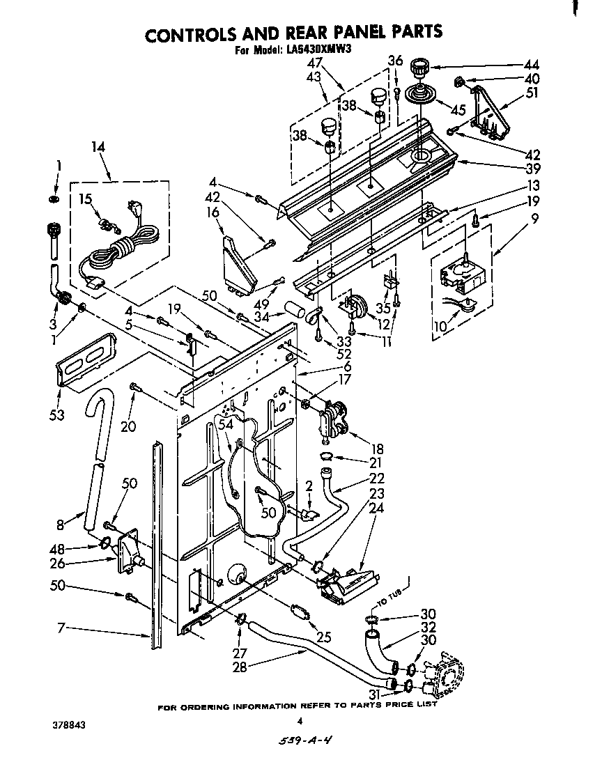 CONTROLS AND REAR PANEL