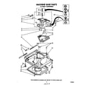 Whirlpool LA5400XMW3 machine base diagram