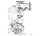 Whirlpool LA7400XMW3 machine base diagram