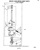 Brake and drive tube