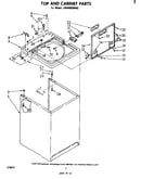 Top and cabinet