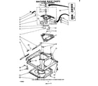 Whirlpool LA5430XMW2 machine base diagram