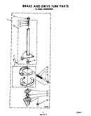 Brake and drive tube