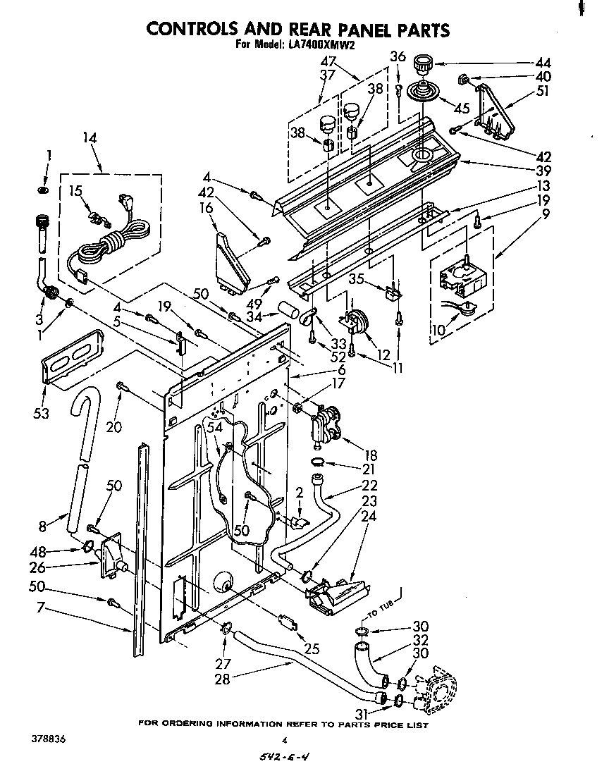 Controls and rear panel