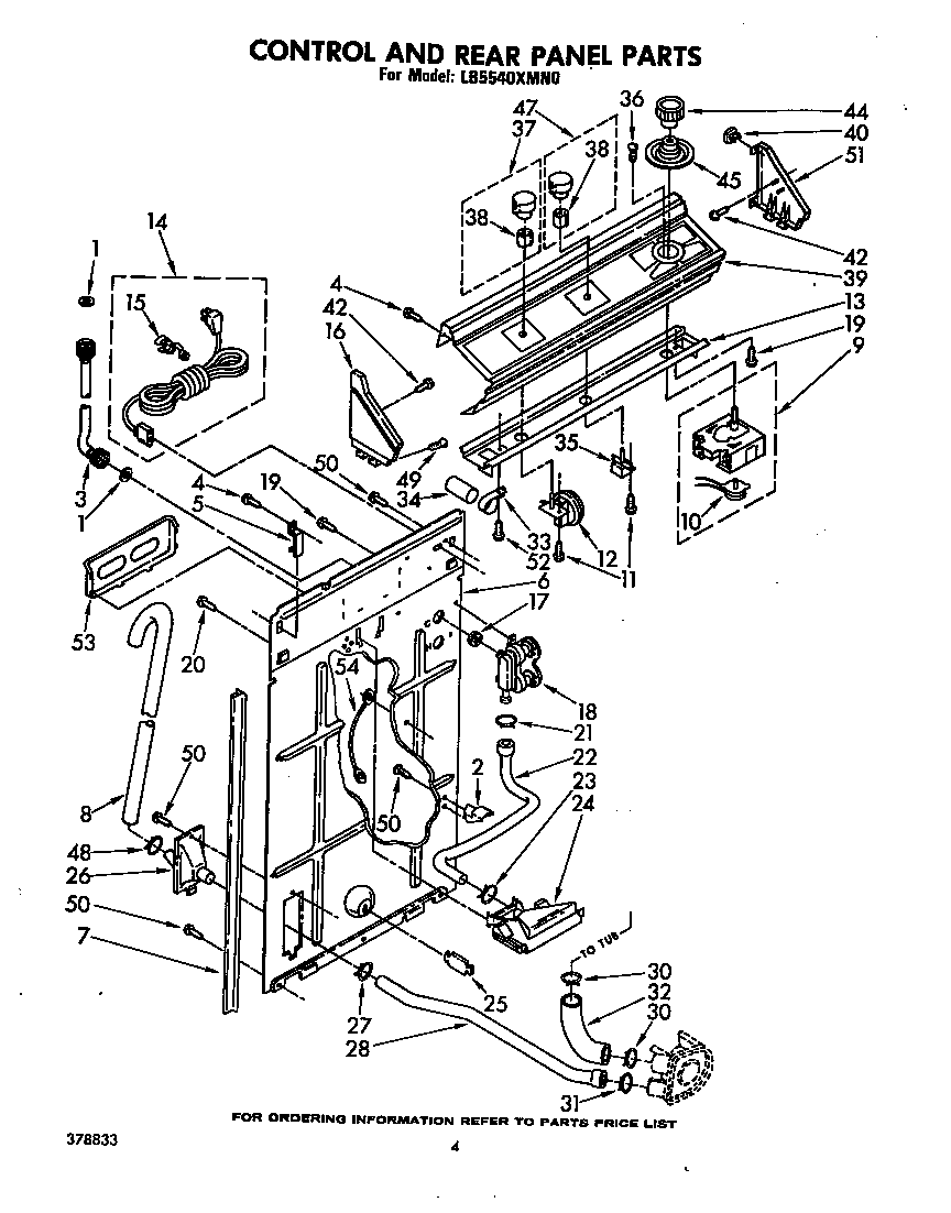 CONTROL AND REAR PANEL