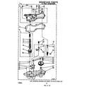 Whirlpool LA5380XMW0 gearcase diagram